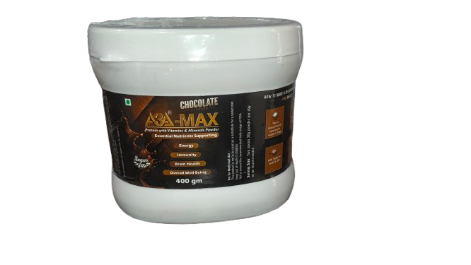 A3A MAX Protein with Vitamins & Minerals Powder by A3A Pharmaceutical Pvt Ltd